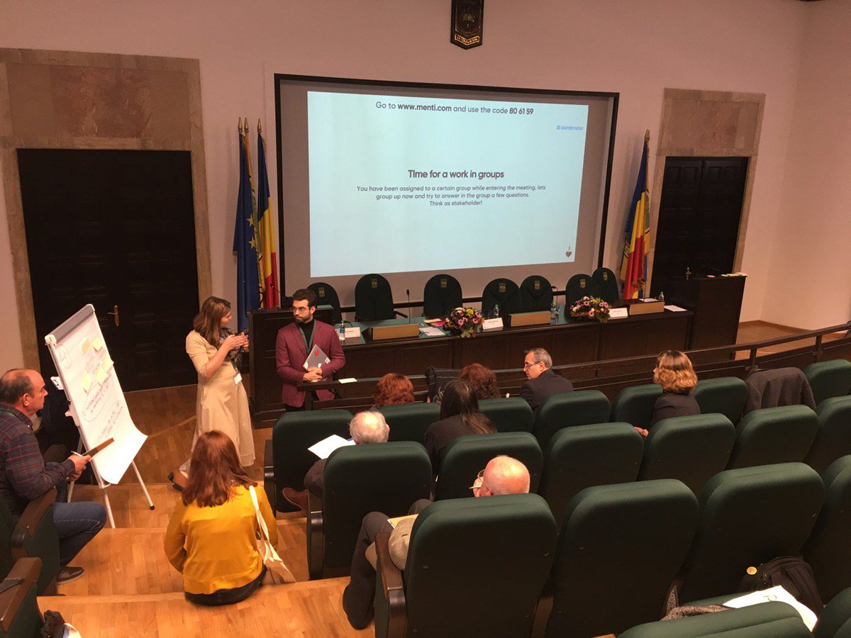 ESUtwt's tweet photo. Today around 60 participants are participating in 2 different  #ESQA workshops in Bucharest🇷🇴:
- What is Quality of #HigherEducation? 
- #Stakeholders' involvement in #QualityAssurance: What works, what doesn't work and what to be done to enhance their contribution? https://t.co/mV4nxP0ido