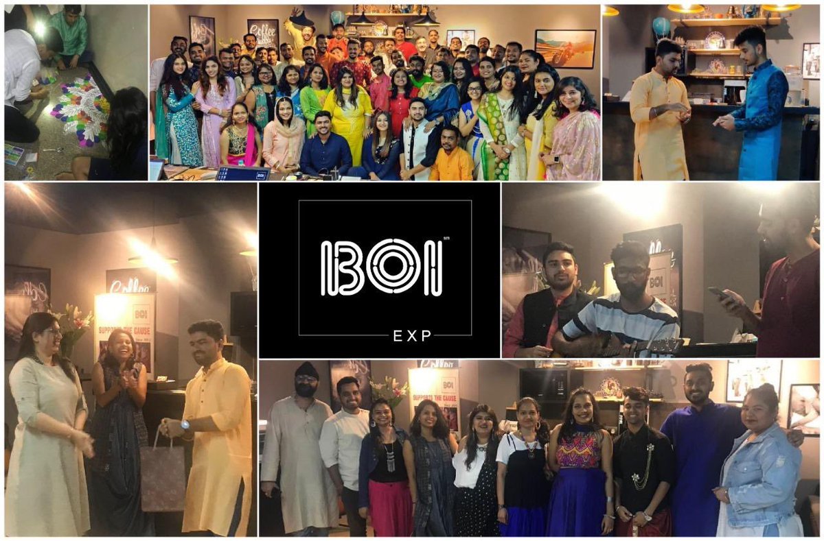 boiexp's tweet photo. We at BOI indulged in the festivities of colour and lights, putting our best dressed foot forward and bonding over unique talents.
We celebrated our passion for growth and grandeur, with the festive fervour at an all-time high! 

Living true to our mantra...
EXPERIENCE > EVENTS https://t.co/MapmmhkD21