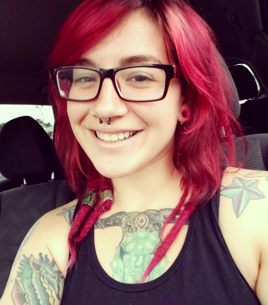 Dreadbull2's tweet photo. Get you a best friend @TheLoAnne that will comb your dreads out (not all of them) after 8 years of having them. 
Kind words only, don't be a dick. 
#dreadlocks #Pinktober #timesarechanging #CHANGE #love #partialdreads https://t.co/Md7h5qU3pA