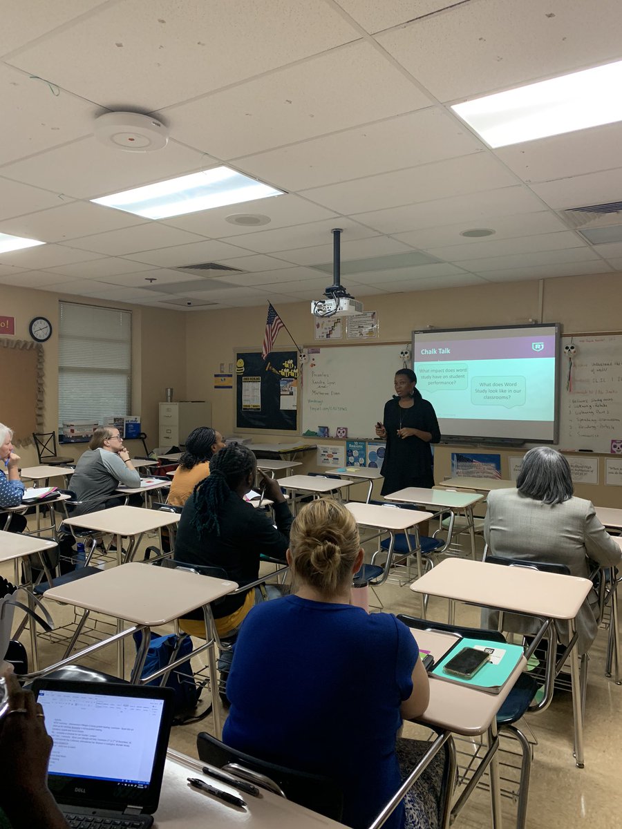ColumbiaARC's tweet photo. @ArdenBeagles Literacy Coach facilitating professional learning on Word Study today#R1literacy https://t.co/L0Y2wNQVrj