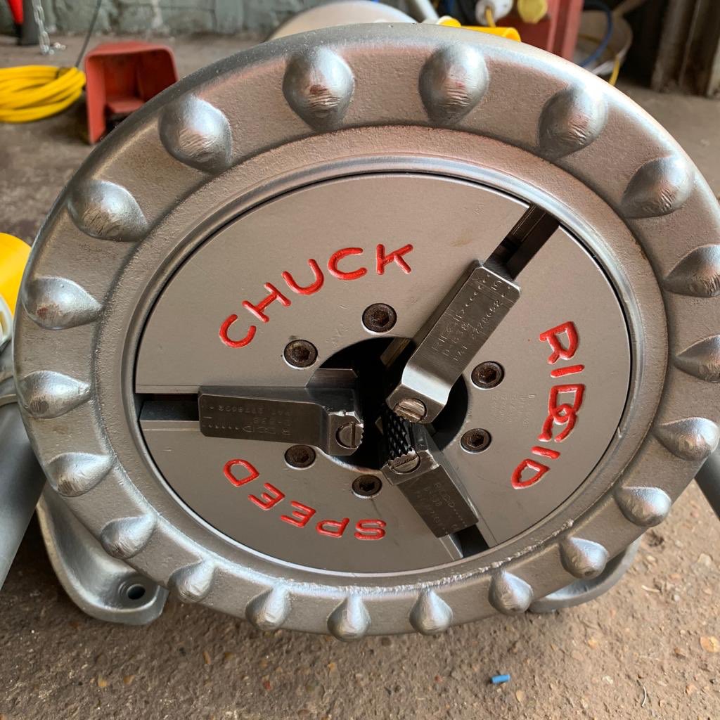 Ridgid 300 power drives all ready and waiting to go back to their owner 🛠😃 #Ridgid300 #PipeThreading #Apollo