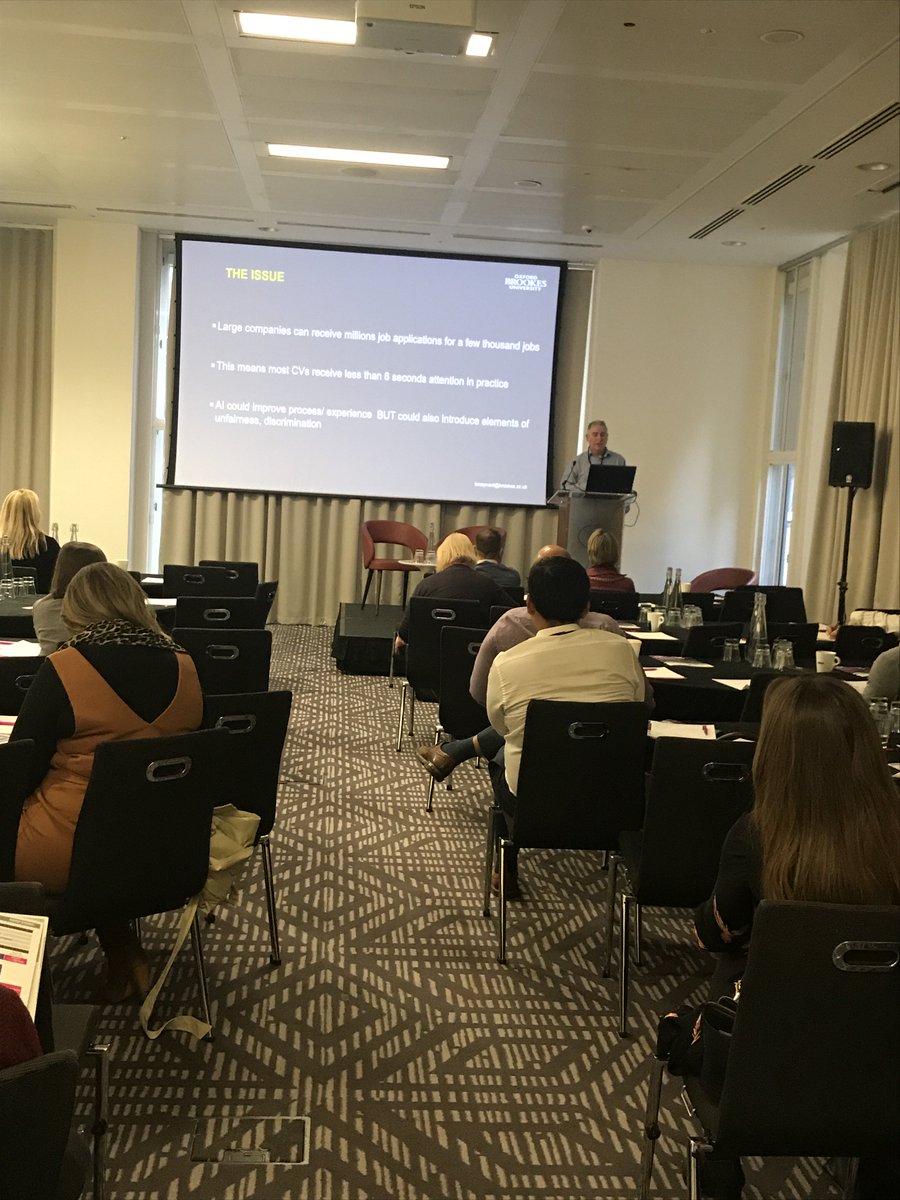 CXtechEvent's tweet image. Time to hear from Kevin Manyard, Co-Director, Ethical AI Institute at Oxford Brookes University presenting on Looking at Fairness in HR focused AI-products
#AI #ML #ArtificialIntelligence  #intoAI #Machinelearning #Deeplearning #Datascience #ComputerVision #Robotics