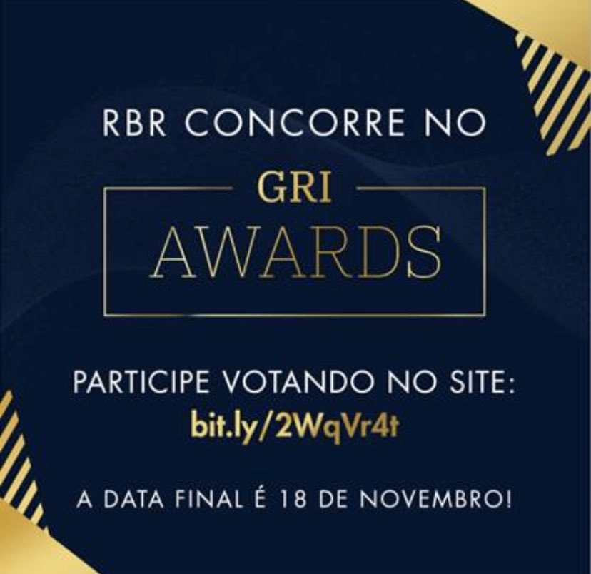 Votem na RBR Asset, estamos concorrendo entre as top 10 de gestora do mercado imobiliário. Acesse o link griclub.org/event/real-est…