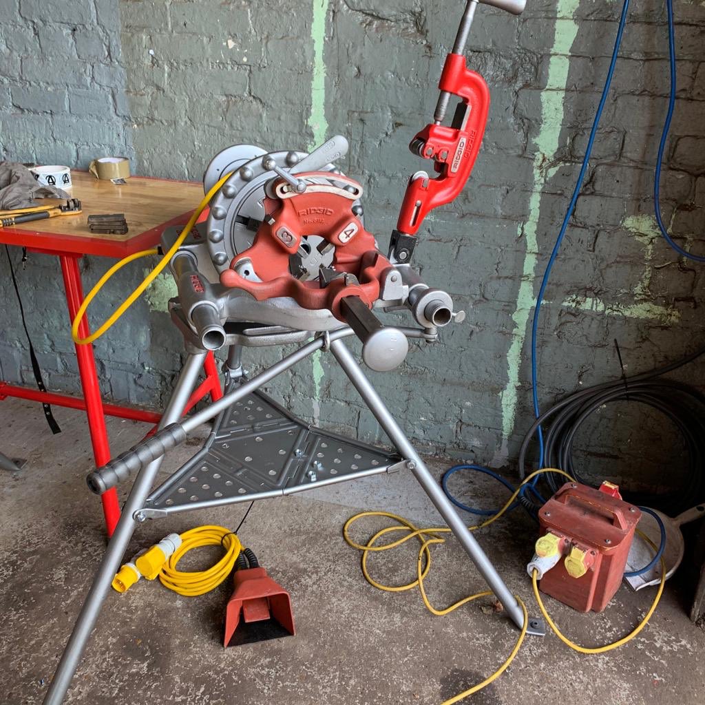 Ridgid 300 complete set up🛠 #Ridgid #Ridgid300 #CompleteSetUp