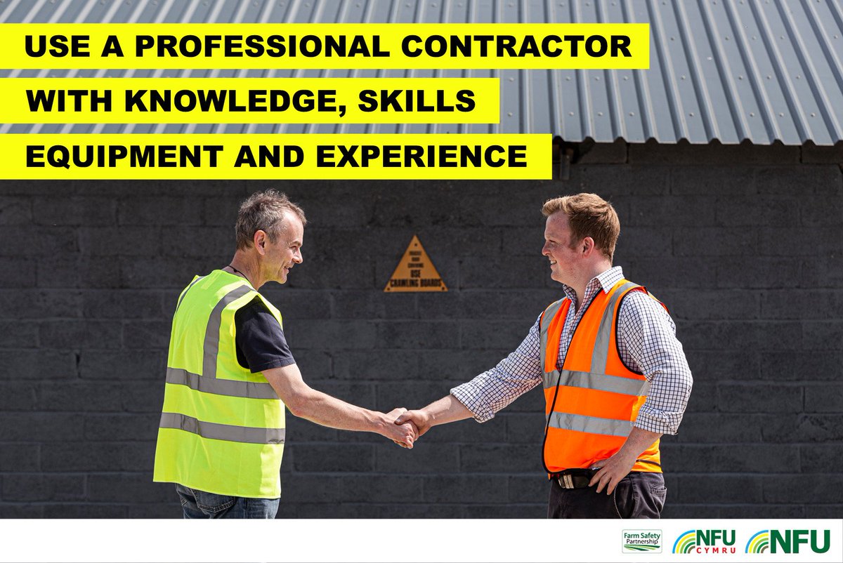 OPICOag's tweet image. Use a professional contractor with the knowledge, skills equipment and experience to safely work at height on buildings. Avoid doing the work yourself. #FarmSafetyPartnership #FarmSafety #SafeStop @FSP_England @TheNaac