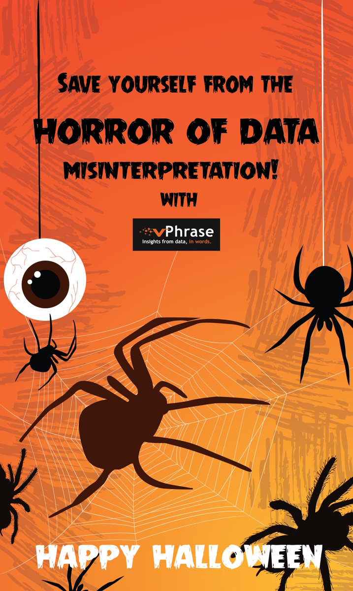 vphrase's tweet image. Halloween is a good time to enjoy all things scary... But data interpretation should be the last of it!
Here's your Talisman to protect you from the evil hands of data analysis: bit.ly/330lmTm 
#HappyHalloween #Halloweenwithvphrase