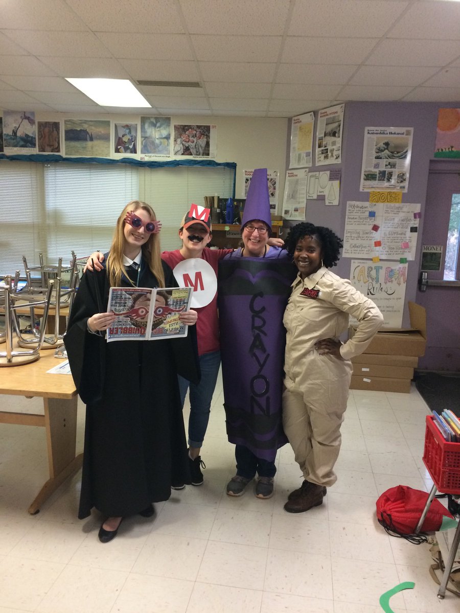 The specialists soaring in their book character costumes!