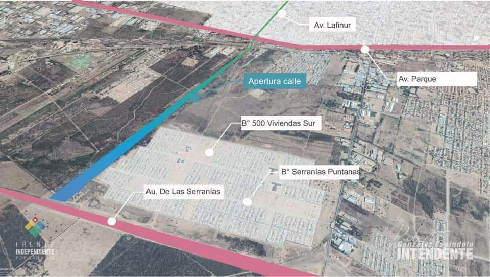Mi compromiso es realizar la apertura de las calles de la zona sur de la Ciudad para una mayor continuidad y circulación. #FrenteIndependientePorSanLuis #EleccionesMunicipales