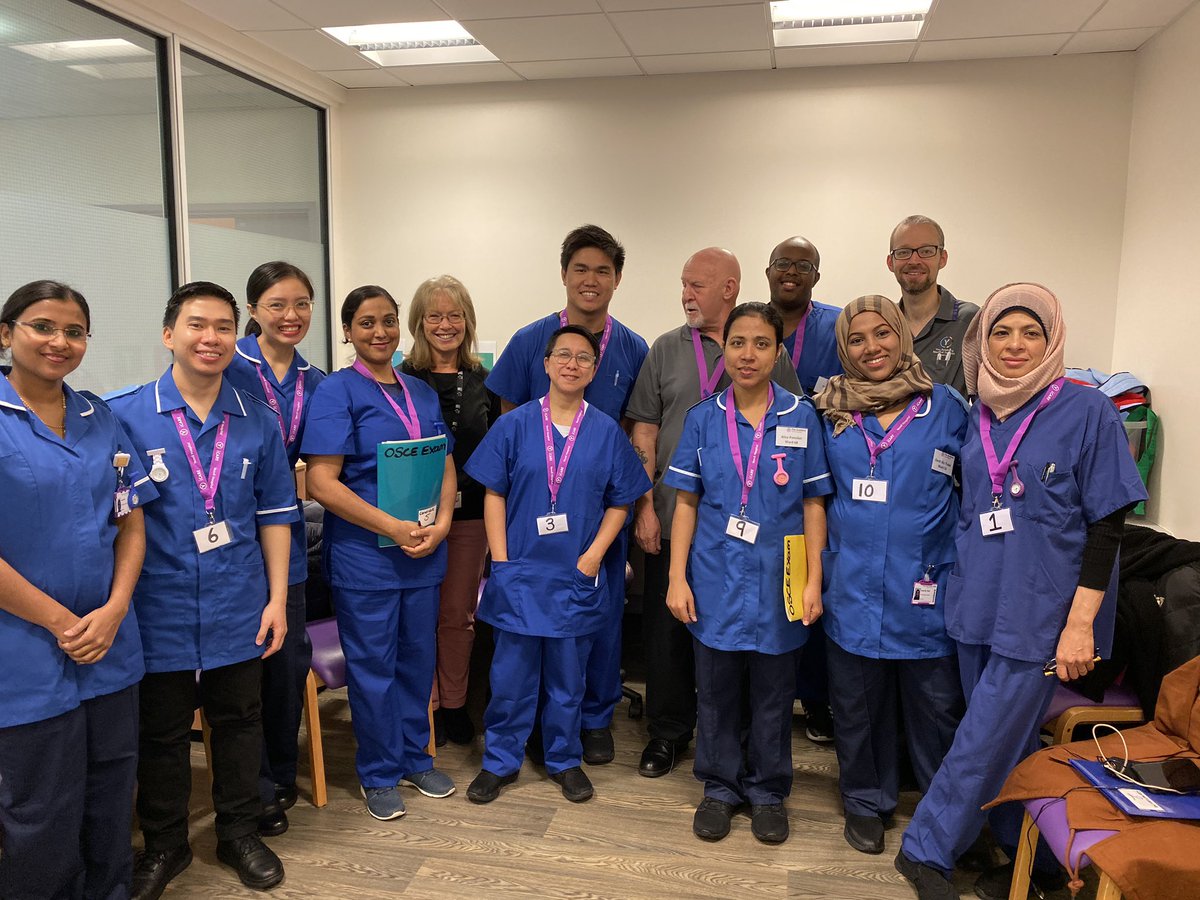 JudeAWebb's tweet photo. Our latest group of #OSCE nurses @YDHAcademy @YeovilHospital @CkeepKeep @BeckyFo66039826 @armstrongduff @CarolineBaylis2 @SueJonesNBT @PerrisJennie @FetouakiSharon @AnnaCannon259 @NorthBristolNHS We wish them well with their formal exams. #TeamWork #WorkingTogether41NHS ���✌️ https://t.co/ZkCxmNs4YH