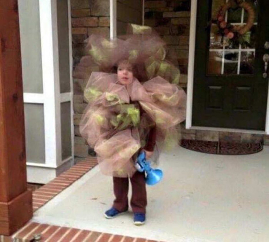 He’s a fart for Halloween