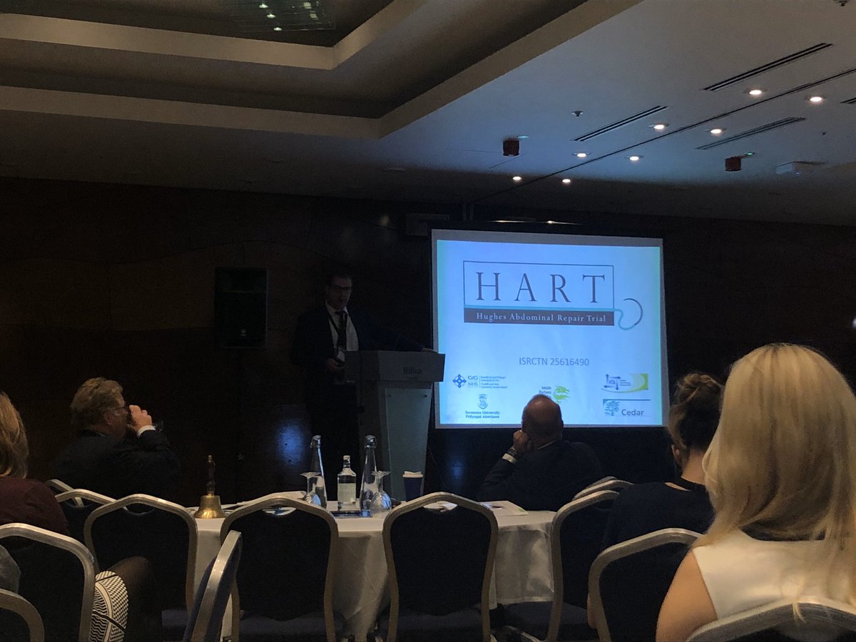 Our CI <a href="/TorkiJ/">Jared Torkington</a> presenting our 1 year follow up results at <a href="/welshsurgeons/">Welsh Surgical Society</a> A huge thank you to all our recruiters for making this study possible! 🤗