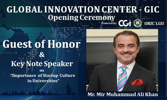 Wanna know how much entrepreneurial culture is important for Universities ?
Center for Global Innovators - CGI is honored to have <a href="/MirMAKOfficial/">Mir Mohammad Alikhan</a> as our "Guest of Honor".

<a href="/ImJattala/">Imran Jattala</a> <a href="/ConsultCGI/">Center for Global Innovators (CGI)</a>  <a href="/mustafaminhas4/">Mustafa Minhas</a>  <a href="/PFMunawar/">Munawar Abadullah 🇵🇸</a> <a href="/I_am_Agha/">Agha Abdul Rahman</a>