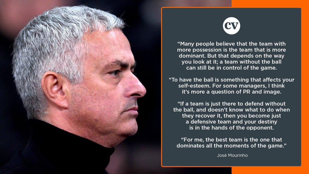 🗣️ "Many people believe that the team with more possession is the team that is more dominant. But that depends on the way you look at it; a team without the ball can still be in control of the game."