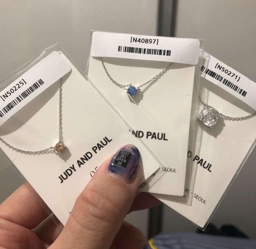 stefomocalliope's tweet photo. All Judy and Paul necklaces arrived! β₯οΈ #stefreview https://t.co/LbfWKcjGPs
