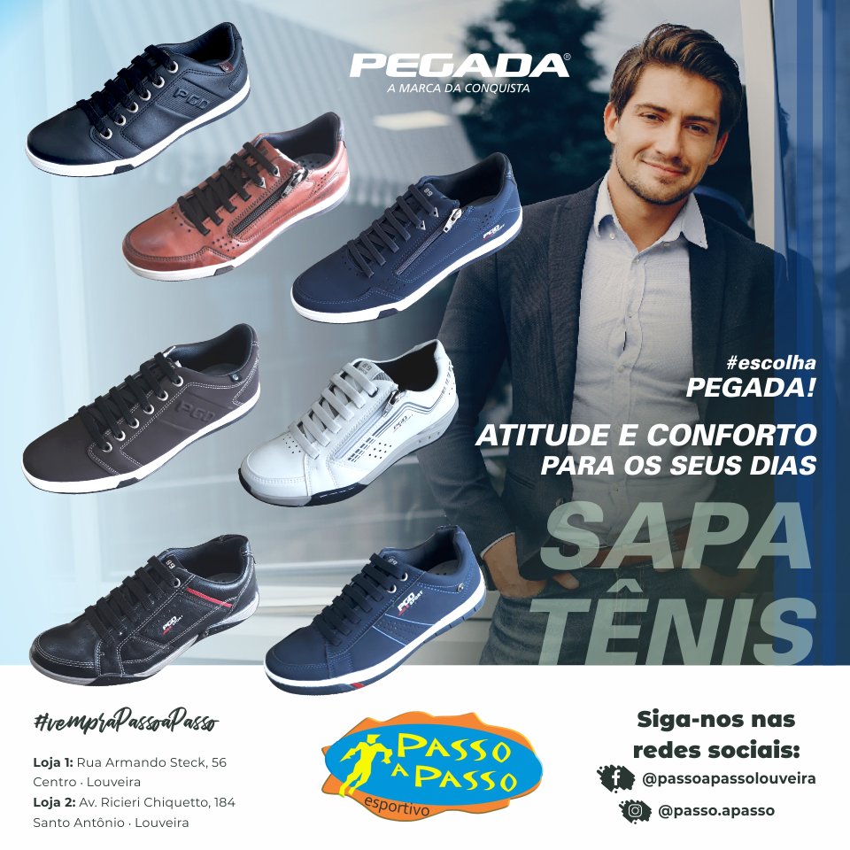 sapatenis pegada 2019