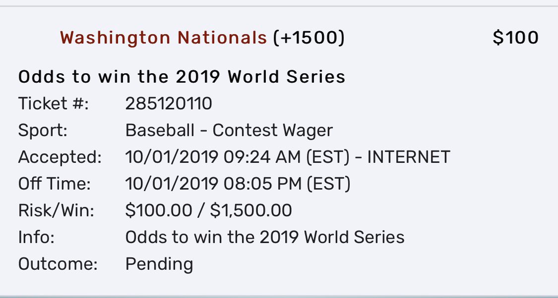 StackItSports's tweet image. Congrats to all clients! Given out before the NL play in game 

#WATCHITSTACK