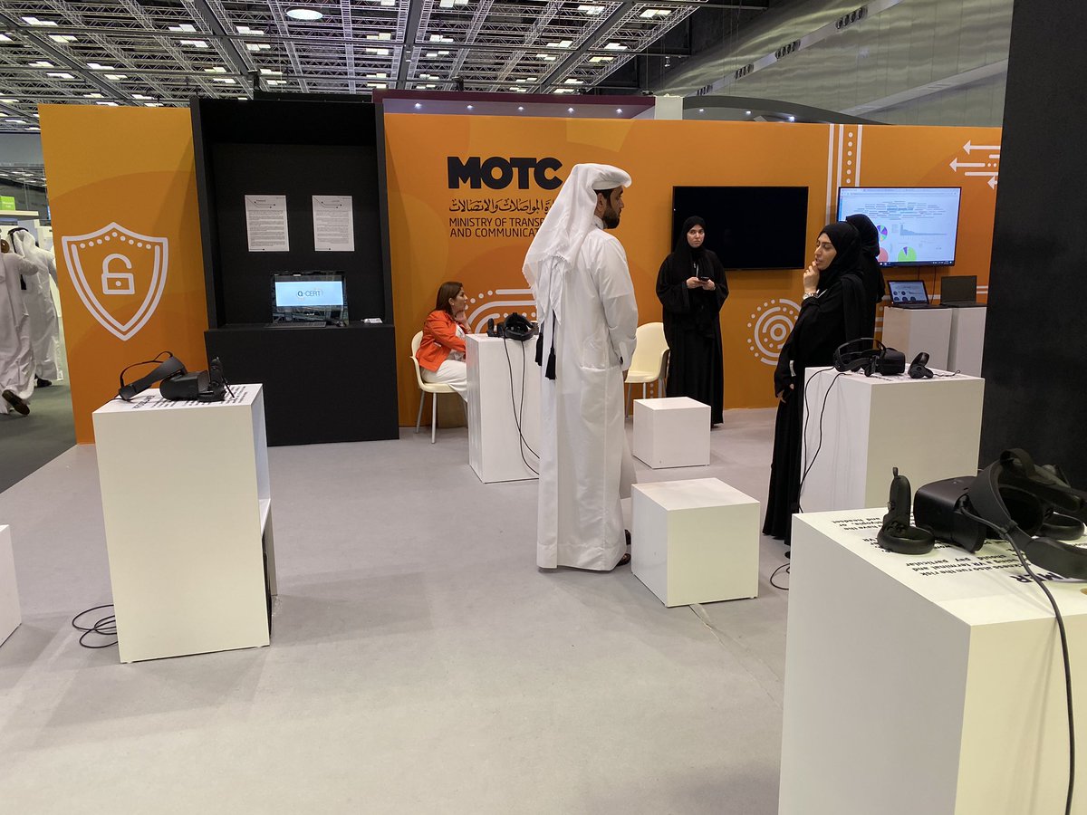 qatarliving's tweet photo. We visited the @QatarCERT booth at @QITCOM to find out more about online security and privacy policies. If you have any queries about your online data, get in touch with them find out your rights. #Qcert #Qitcom
#Qatar @Mot_qatar @MOTC_QA https://t.co/6n4Jv0D2BS