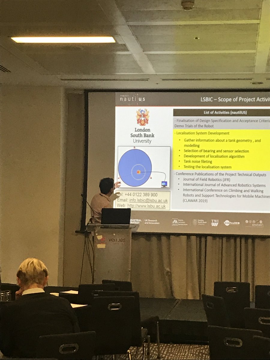 CXtechEvent's tweet image. Here’s Amir Rahbarimanesh discussing #Robotic technology applied for the floor thickness monitoring of hazardous liquid storage tanks 
#AI #ML #ArtificialIntelligence #Machinelearning #Deeplearning #intoAI #Datascience #ComputerVision