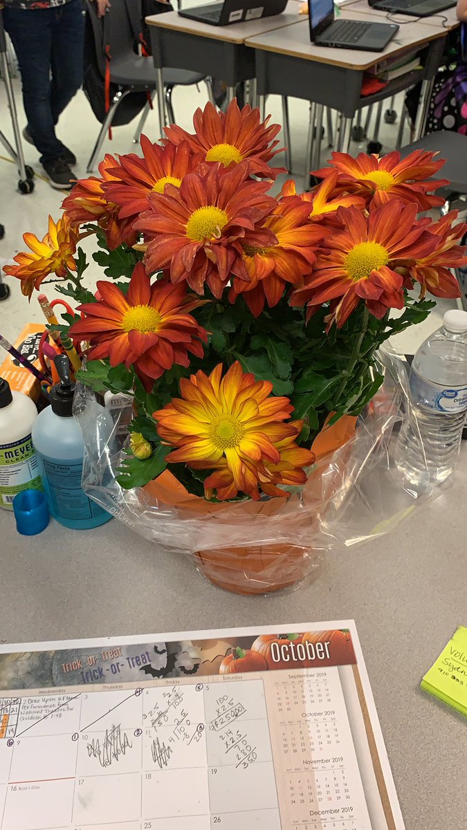 Steph_teaches's tweet photo. Happy Halloween treat from sweet sweet students! ❤️ I needed this today... Could not have come at a better time! 🤗 https://t.co/2FClORIitO