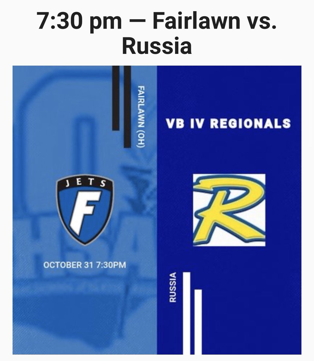 RussiaVball's tweet photo. ITS GAMEDAY! #PassingExpectations https://t.co/zSeq9ONkeo