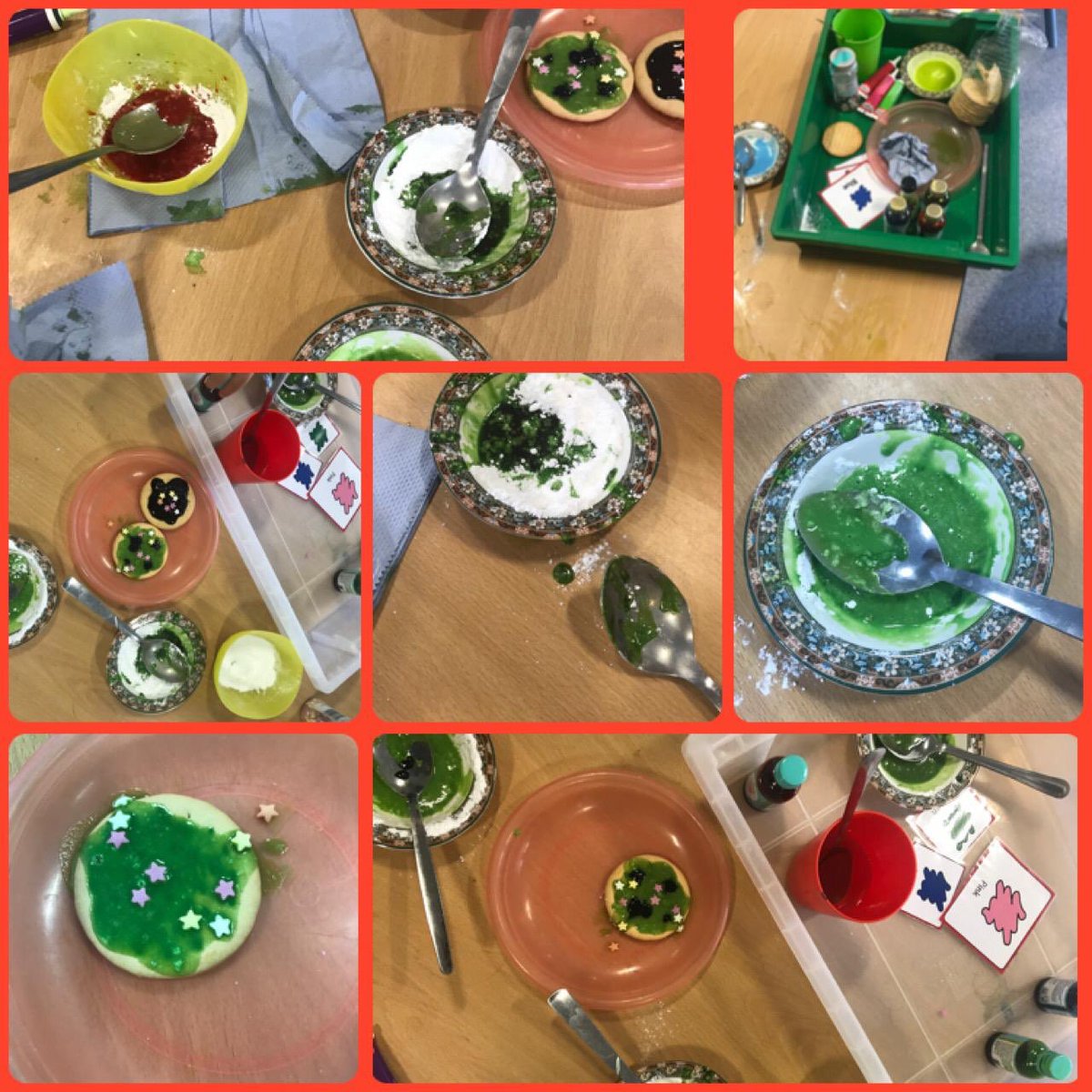 springhallow's tweet photo. Willow Class made spooky biscuits for Halloween 🎃 #Sensoryfun #icingbiscuits #colours #asd #sweettreats https://t.co/5Ead3iDKk7