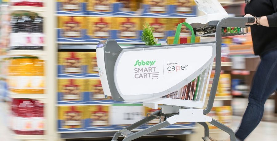 Sobeys is trialling an 'intelligent' shopping cart complete with a touchscreen, scanner, scales and an integrated payment system buff.ly/2Jtffir

 <a href="/RTouchPoints/">Retail TouchPoints</a> <a href="/sobeys/">Sobeys</a> #retailtech #CX #grocernews