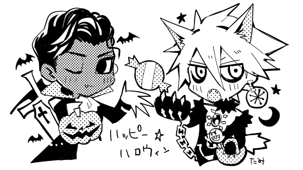 すべりこみハロウィン(スパーク用に作ってたやつです) 