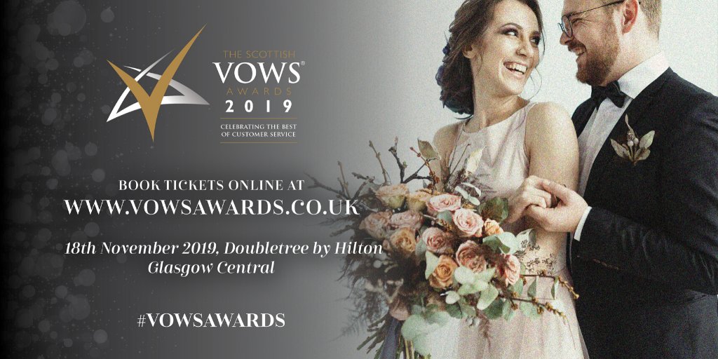 The 15th Annual #VOWSAwards will take place on 18/11/19 at the <a href="/DTGlasgowCtrl/">DoubleTree Glasgow Central</a>.

With a Crystal Wonderland from <a href="/cameronevents/">Cameron</a> amazing entertainment provided by <a href="/hireaband/">Hireaband.co.uk</a> and the one &amp; only Elaine C Smith hosting it is a night not to be missed!

Book now, ow.ly/6stc50wYesa