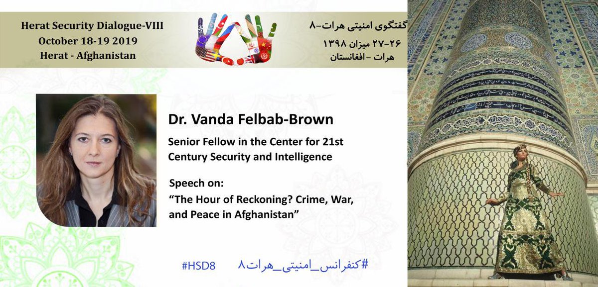 AISS_Afg's tweet photo. ICYMI, here is full video of #HSD8 Panel-3 on “#Economic & #Social Transformation”.
Panel led by Dr. Sardar M. Rahimi & discussions with @nazirkabiri ; @VFelbabBrown & @QataliSayed
https://t.co/r8gBaIiYuA https://t.co/3o0kP8XHMC