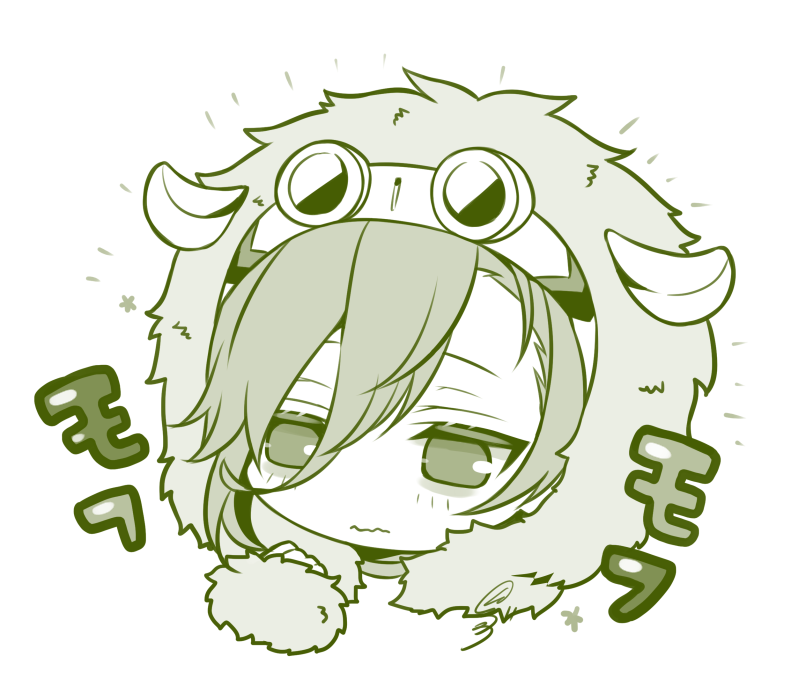 「今年はハロウィン描かなかったので去年のデザインしてた時の落書き潔くんを?瀬尾研は」|ムラシゲのイラスト