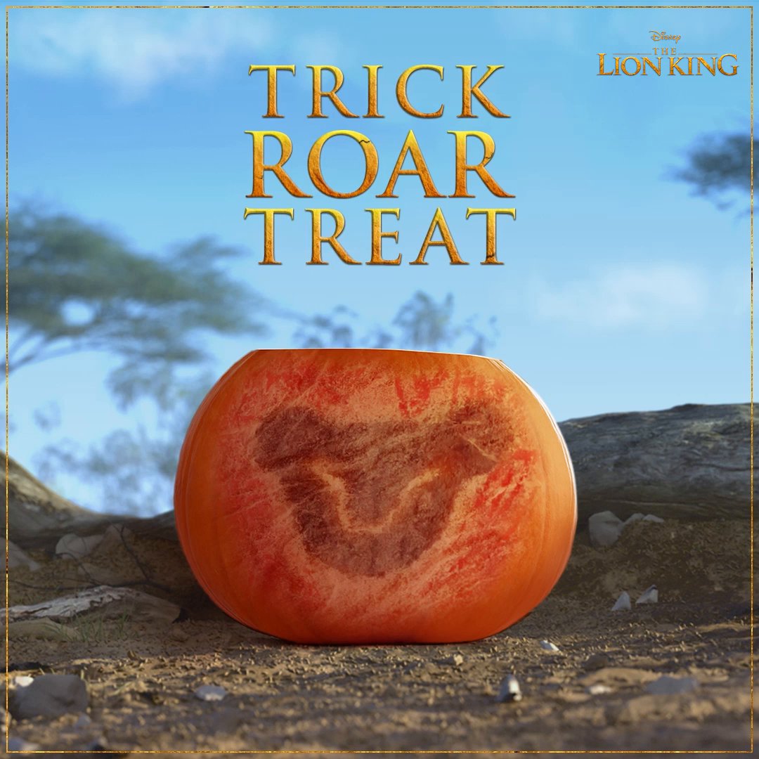 The Lion King (@disneylionking) on Twitter photo 2019-10-31 13:00:36 Dont be a scaredy cat! #HappyHalloween #TheLionKing Dont be a scaredy cat! #HappyHalloween #TheLionKing