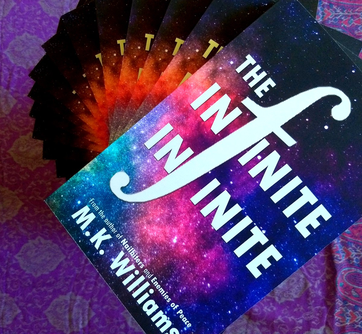 The Infinite-Infinite spirals onto bookshelves in 1 week... have you ordered your copy yet? ow.ly/v9OU50wTNe0 #scifibooks #scifi @IngramSpark #newbookreleases