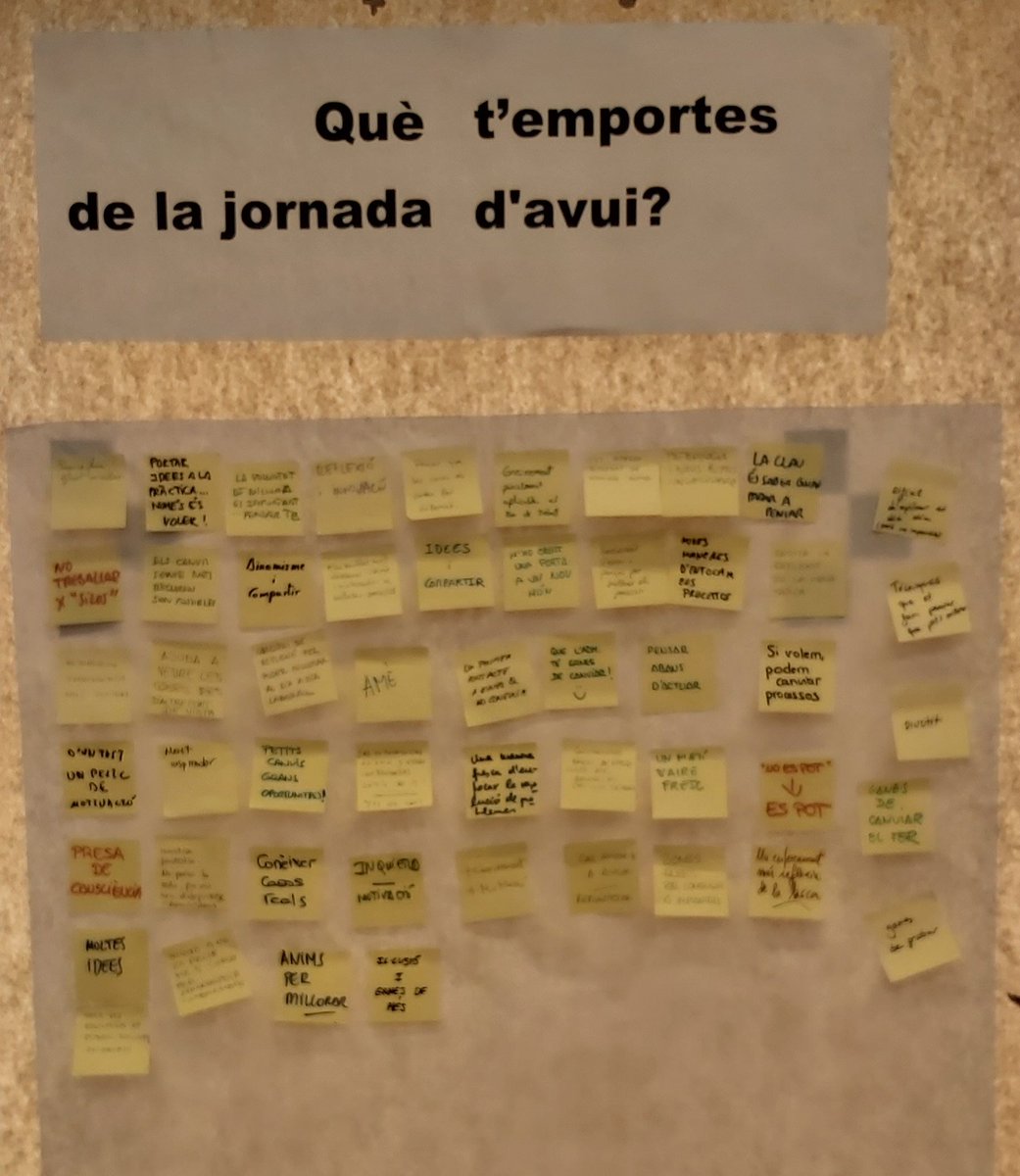 📢 Els participants de la Jornada: "Optimitzar #processos: un tastet sobre metodologies àgils" ens regalen les seves impressions sobre les #metodologiesàgils i la seva #aplicabilitat a l'administració.
📍 Espai Bital
#DirectivaEAPC #Gràcies!!