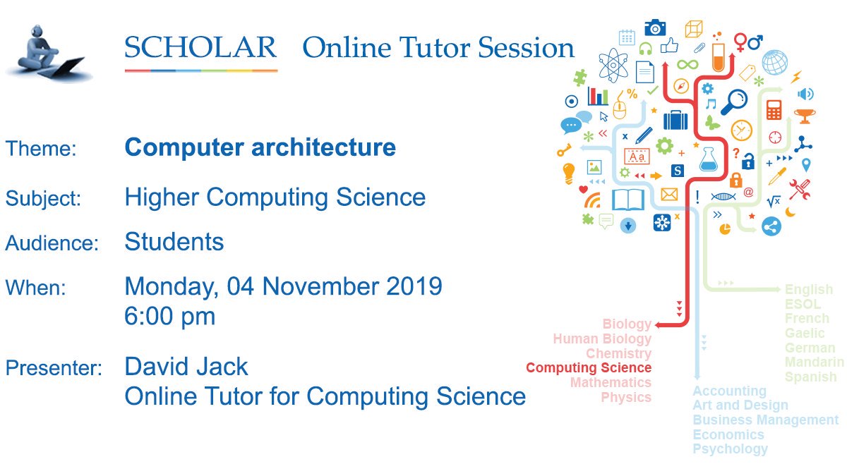 ScholarUK's tweet image. Studying Higher Computing?
Join us at 6:00 pm today, Monday 04 November
heriot-watt.adobeconnect.com/scholartutorse…
#HigherComputing #revisionhelp