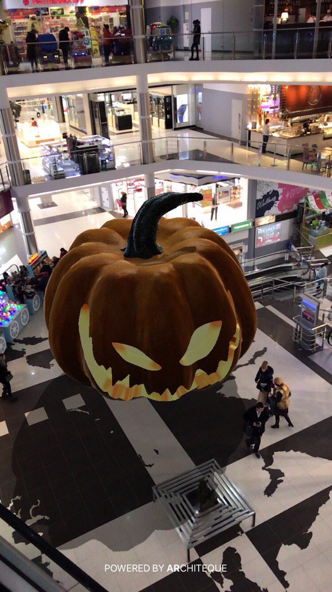 architeque1's tweet image. With AR in your phone, Halloween is wherever you want :) #halloween2019 #AR