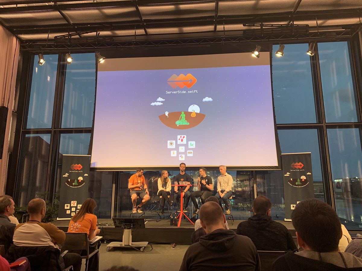 AndreaScuderiSE's tweet image. Panel presentation at  🇩🇰 @SwiftServerConf conference🚀 more #Linux distros, add a sync await on #SwiftLang, add resources on #SwiftPackageManager, more development of basic library. Really proud #SwiftSprinter has been mentioned!
#ServerSideSwift #Swift