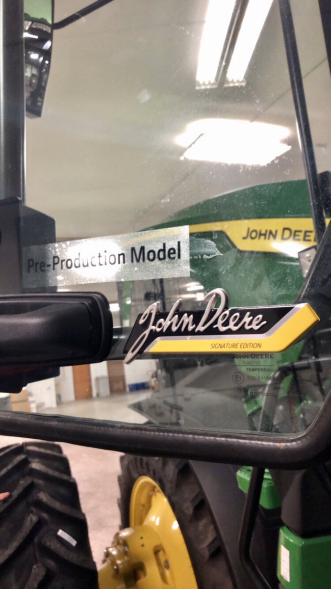 LandMark Implement (@landmarkimp) on Twitter photo We got our hands on the new #JohnDeere #8R that was released earlier this week - decked out with all the latest technology, twice the lighting, an integrated SF6000 receiver, massage seat and all. More details to come... 
#LandMarkDifference We got our hands on the new #JohnDeere #8R that was released earlier this week - decked out with all the latest technology, twice the lighting, an integrated SF6000 receiver, massage seat and all. More details to come... 
#LandMarkDifference
