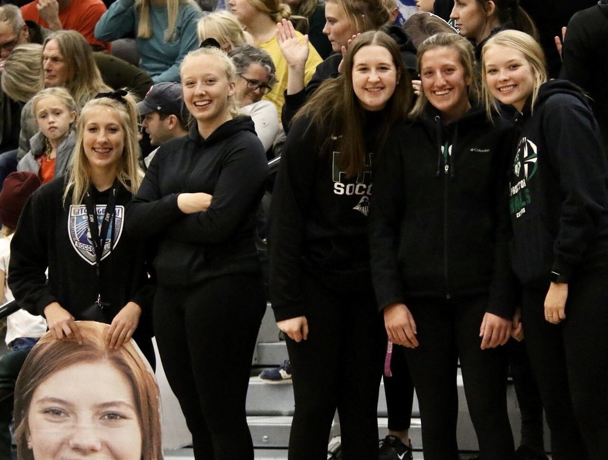 Rails 🏀 cheering on Rails 🏀🏐. 💚🚂 <a href="/emmalterhaar/">Emma Terhaar</a> <a href="/_samparendo/">Sam Parendo</a> <a href="/MorganNylund/">morgan nylund</a> <a href="/HaedrichJessica/">Jessica Haedrich</a> <a href="/elizabethfrase/">liz frase</a> <a href="/sampogo3/">Sam Pogatchnik</a> <a href="/KKMarie21/">Katelyn Marunich</a> <a href="/PRodberg/">Payton</a> <a href="/taytaybrads/">Taylor Bradley</a> Good luck in the Section Final!!!!