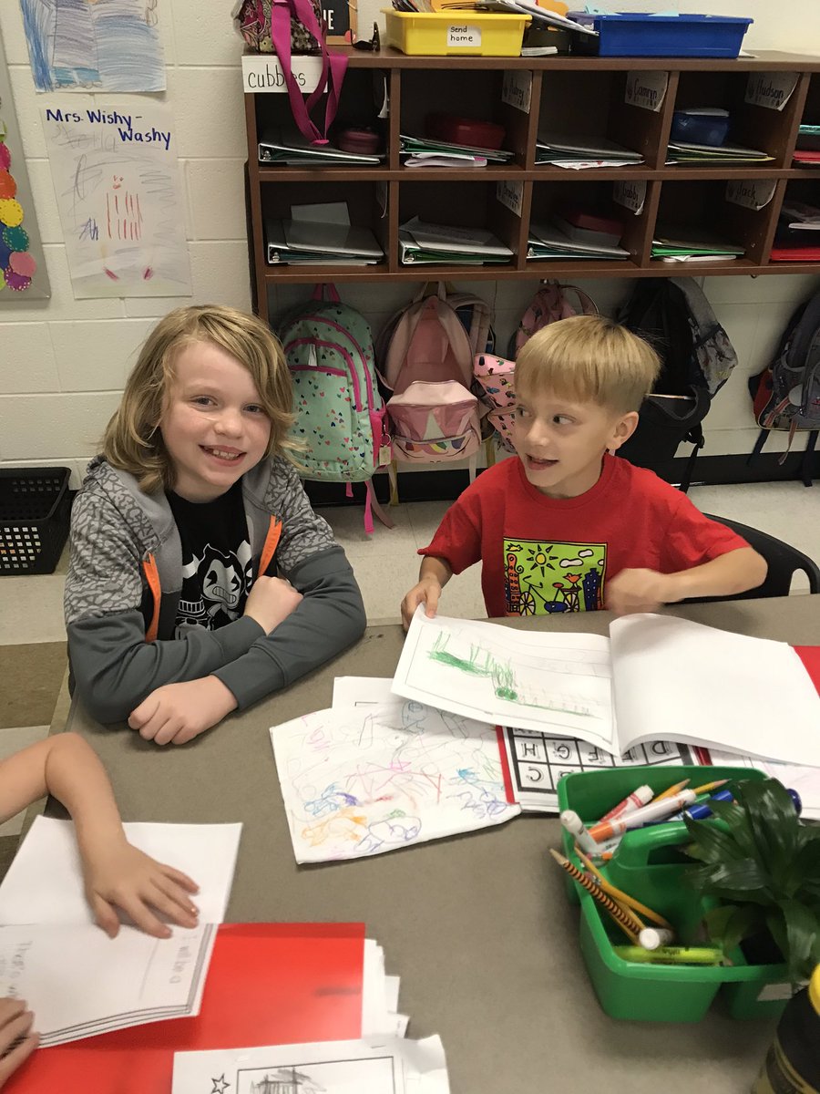 Celebrating our writing and reading today with our 4th grade friends! Thank you Mrs.Mims friends.<a href="/mimsrce/">Mrs. Mims' Class</a> #oneRCE #tenyearsstrong #kinderRanger