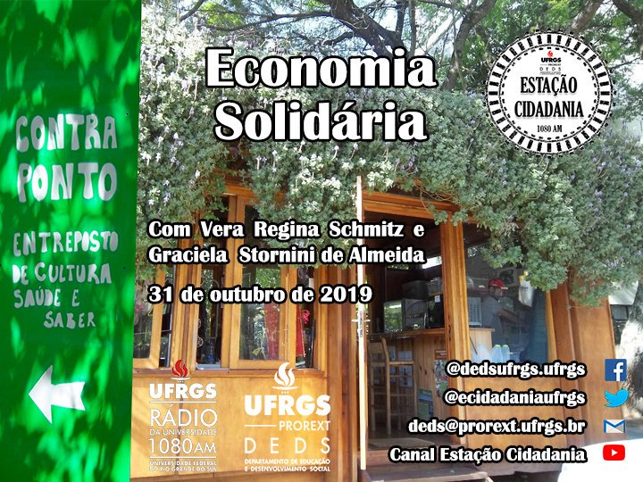 Hoje, às 13h, pelos 1080 AM da Rádio da Universidade e também no site da Rádio bit.ly/34dqfbC