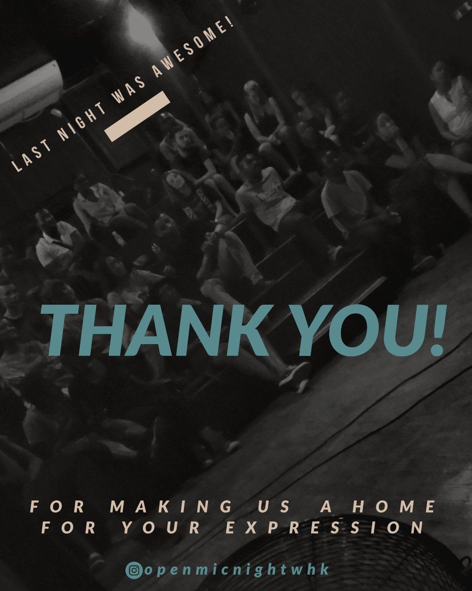 We had a great time gathering in the name of ART 💫 A huge THANK YOU to the poets and singers that shared last night! We equally appreciate our wonderful audience that came to indulge in the honest expression on stage 🎤❤️ We meet again next week Wednesday on the 6th of November!