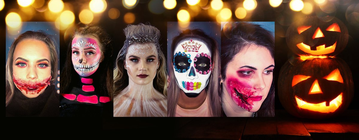 NPTCGroup's tweet photo. #HappyHalloween | Calan Gaeaf Hapus 🎃
Check out how our amazing @NPTC_HAT students have been celebrating 🕯️👻👹🕸️
▪️▫️▪️▫️▪️▫️
Edrychwch ar sut mae ein myfyrwyr Gwallt a Harddwch anhygoel wedi bod yn dathlu 🕯️👻👹🕸️
#Halloween2019
#InspireWeek https://t.co/HcH4WqFyK6