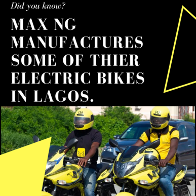 GreenHouseCap_'s tweet photo. https://t.co/o5UWlknKTv is on track to become the first ride-hailing company to offer customers electric motorbikes for trips. The company has started the manufacturing of these electric bikes in Lagos. @maxdotng
#maxng #electricmotorbikes #transportinlagos https://t.co/ouUBidhWCJ