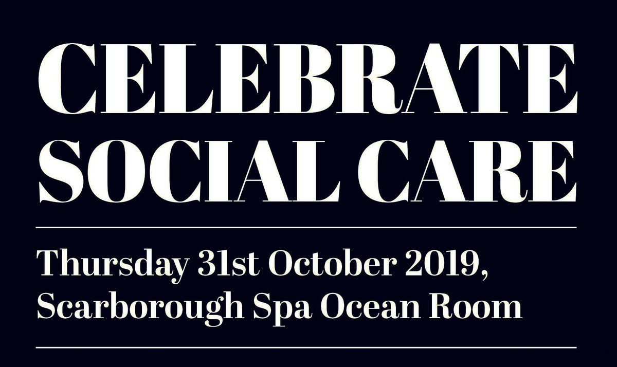 Saint Cecilia's will be well represented at tonight's #celebratesocialcare event at @scarboroughspa and we look forward to joining other #socialcare workers for a great evening!