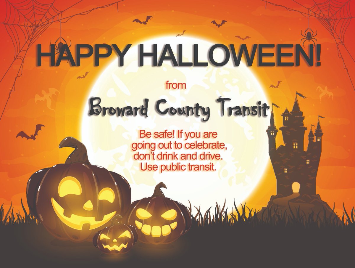 BrowardTransit's tweet image. #halloween2019 #BCT #usepublictransit