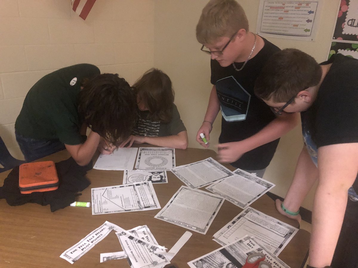 KristenFuqua's tweet photo. Spooky fun with Year 3 Scholars as they solve clues to escape from the Tell Tale Heart. #IBStrong #IBrisktakers #coreaction https://t.co/roeE0kFS5s