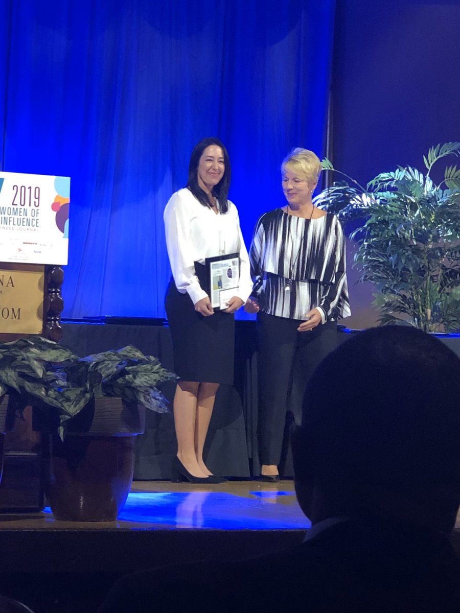 @Bridgetboyle05 from @RocheDiaUSA was recognized with a well-deserved #IBJWOI award. I am grateful to Bridget for her thought leadership, willingness to innovate, & focus on mentorship! Our community is better because of Bridget’s impact. @AscendIndiana