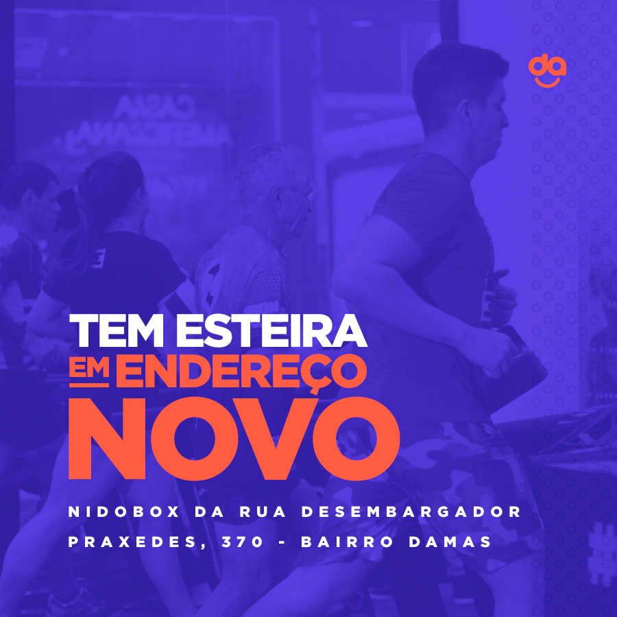 Nossas esteiras estão passeando por Fortaleza, e essa semana a nossa esteira tá visitando o Nidobox da Rua Desembargador Praxedes, 370 - Bairro Damas.
Agora você tem mais um ponto para você participar!
#Boracorrer