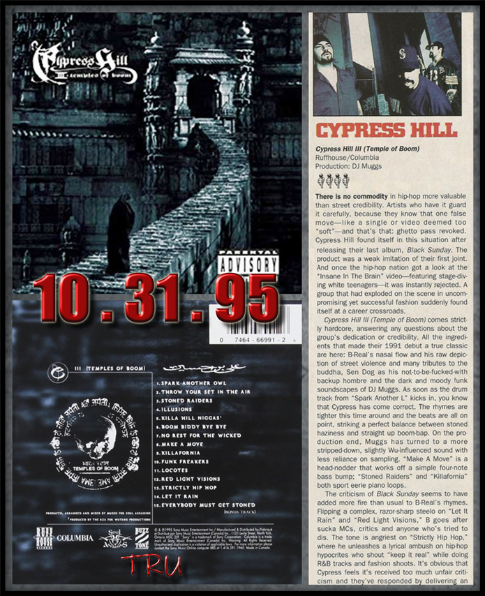 FrankTru1's tweet photo. 10.31.95 #CypressHill 💥#TemplesOfBoom 💥 #KillaHill #Illusions #Killafornia #StrictlyHipHop 💥#BReal 👊#SenDog 👊#DJMuggs #RZA 💥#RuffHouse 💪 https://t.co/iJZjehNfnO