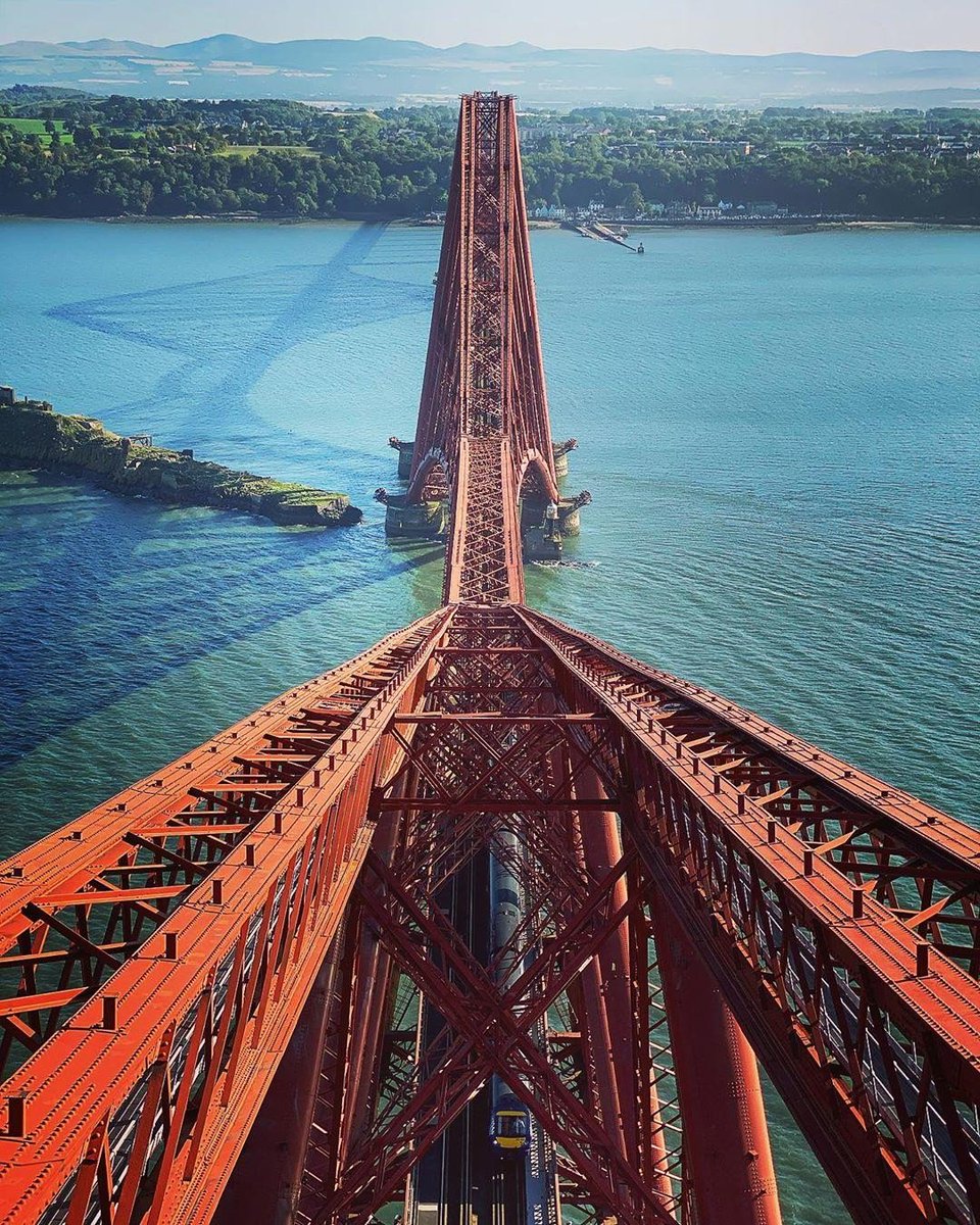 The #ForthBridge from above! 😍🤯 #LoveFife 📍 #NorthQueensferry 📷 IG/jamie___t